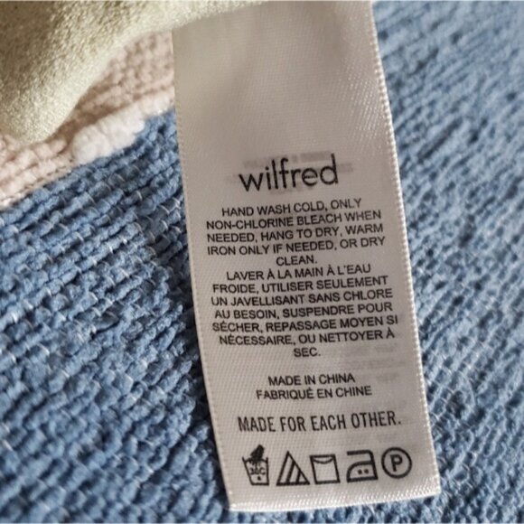 ARITZIA WILFRED "NOVELLA" Puff Sleeve Blouse In Sage Frost - Picture 7 of 16